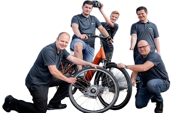 Het team van De Fiets Roden